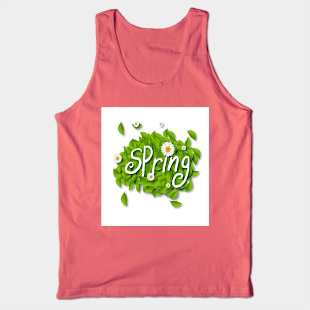 Easter and Spring Tank Top by Nadashopwien